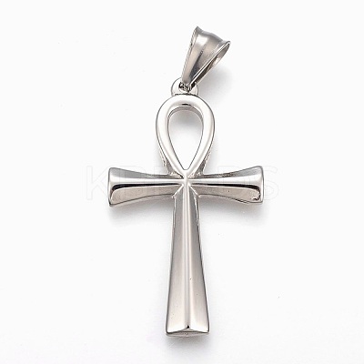 Tarnish Resistant 304 Stainless Steel Pendants STAS-F168-38P-1