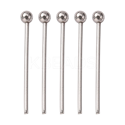 Tarnish Resistant 304 Stainless Steel Ball Head pins STAS-N017-02-18mm-1