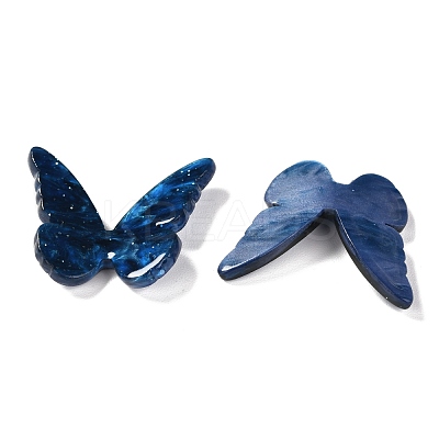 Opaque Resin Cabochons RESI-I035-01G-1