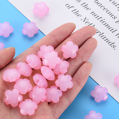 Imitation Jelly Acrylic Beads MACR-S373-87-E10-1