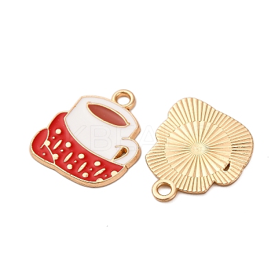 Christmas Alloy Enamel Pendants LS-ENAM-K080-01G-G-1
