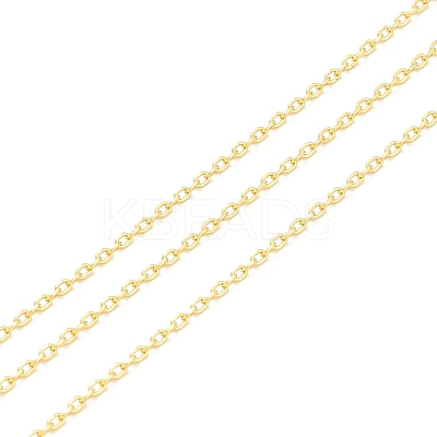 Brass Cable Chains CHC-D030-14G-RS-1