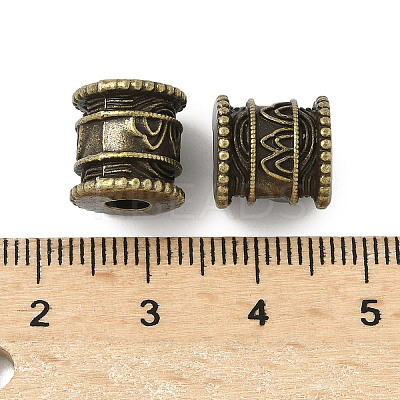 Tibetan Style Alloy European Beads FIND-F012-09AB-1
