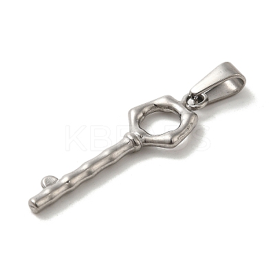 Non-Tarnish 304 Stainless Steel Pendants STAS-B053-21P-1