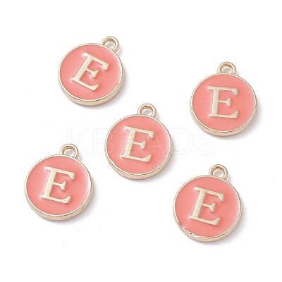 (Defective Closeout Sale Border damaged) Golden Plated Alloy Enamel Charms ENAM-XCP0001-20E-1