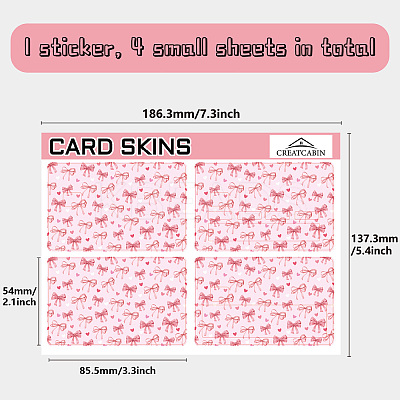 Rectangle PVC Plastic Waterproof Card Stickers DIY-WH0432-233-1