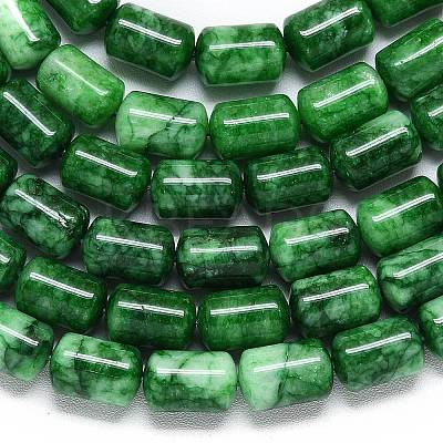 Natural Malaysia Jade Beads Strands G-B165-E02-8x12mm-1