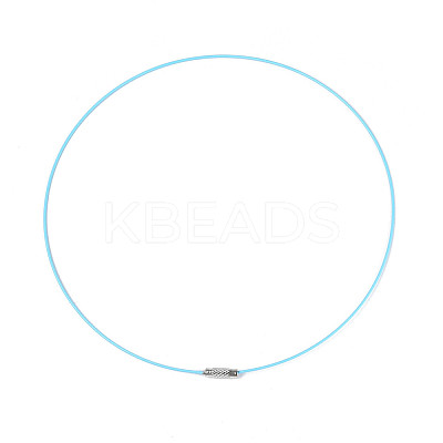 Stainless Steel Wire Necklace Cord DIY Jewelry Making X-TWIR-R003-14-1