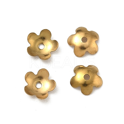 304 Stainless Steel Bead Caps STAS-P448-09I-G-1