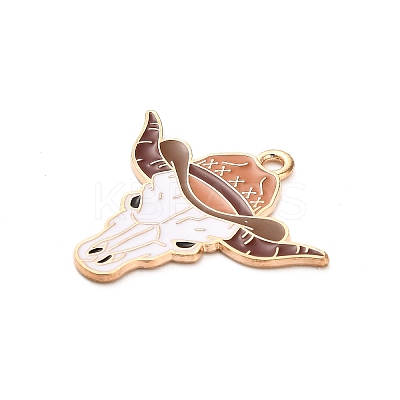 Western Cowboy Theme Alloy Enamel Pendants FIND-V001-04G-03-1