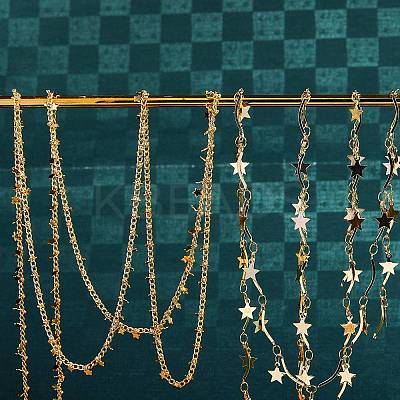 DIY Chain Necklace Making Kit DIY-SZ0001-54G-1