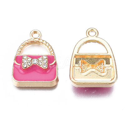 Rack Plating Alloy Enamel Pendants LS-ENAM-T011-129A-1