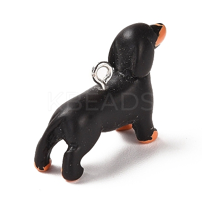 Opaque Resin Pendants CRES-Z005-04B-P-1