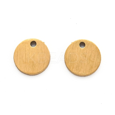 Ion Plating(IP) 304 Stainless Steel Pendants STAS-O133-06H-G-1
