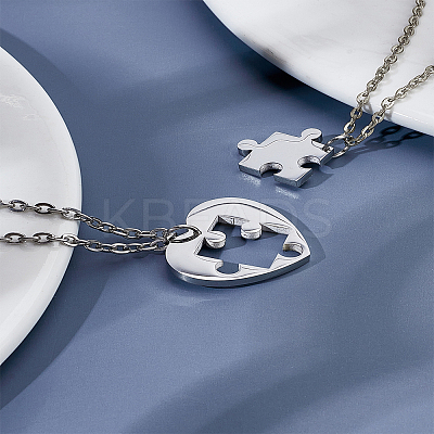 1 Set 304 Stainless Steel Split Pendants STAS-LP0004-22-1