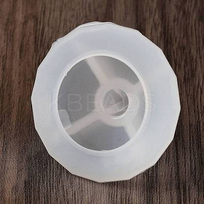 Faceted Round DIY Candle Cup Silicone Molds DIY-Q037-07A-1