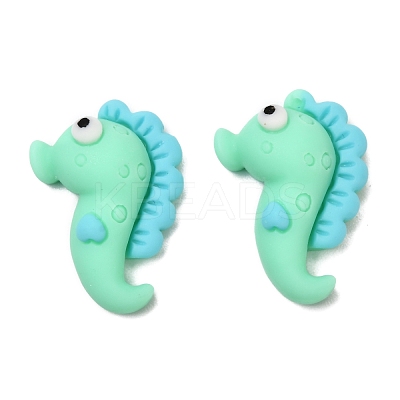 Opaque Resin Cabochons CRES-D001-02-1