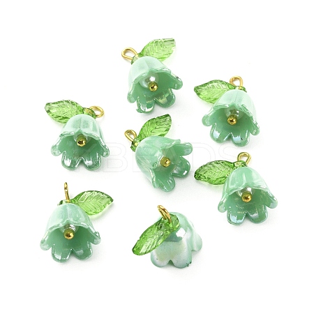 Opaque Resin Pendants CRES-CJC0009-05G-06-1
