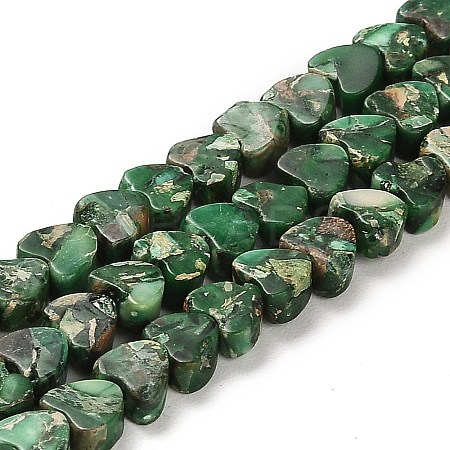 Synthetic Regalite/Imperial Jasper/Sea Sediment Jasper Beads Strands G-F765-D05-01-1