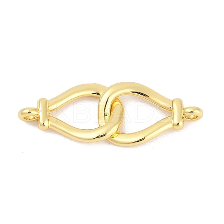 Brass Connector Charms KK-M311-01G-1
