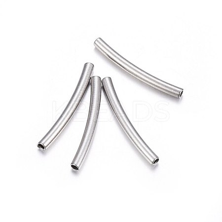 Tarnish Resistant 304 Stainless Steel Tube Beads X-STAS-F174-17P-A-1