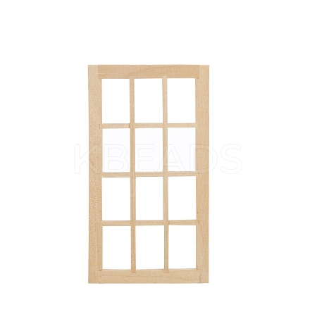 Wooden Window Miniature Ornaments PW-WG3E878-05-1