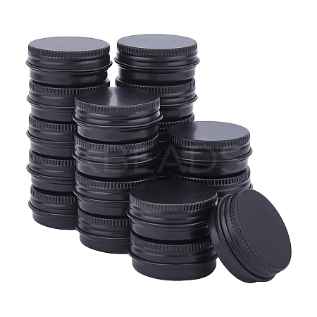 Round Aluminium Tin Cans CON-WH0086-133A-02-1