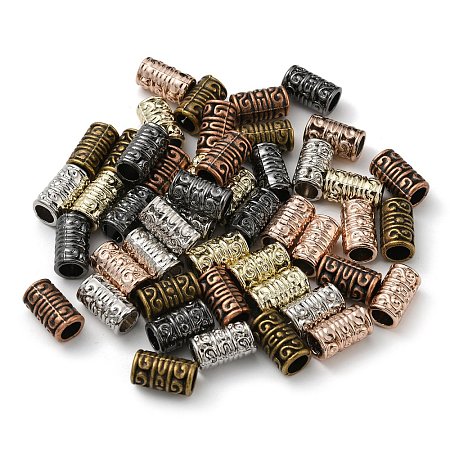 SUPERFINDINGS 48pcs 6 Styles Alloy Beads FIND-FH0003-02-1