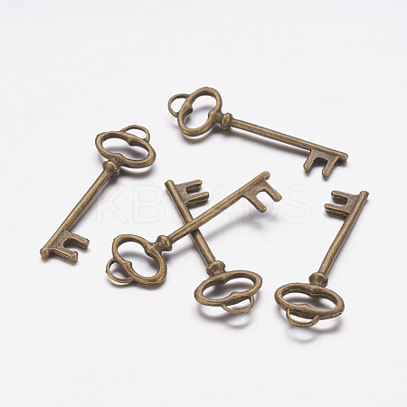 Tibetan Style Alloy Pendants TIBEP-14008-AB-FF-1