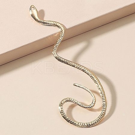 Alloy Snake Cuff Earrings for Girl Women Gift PW-WG3494F-01-1