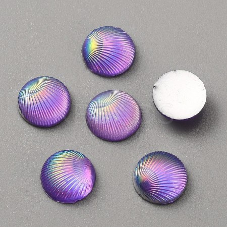 Opaque Resin Cabochons CRES-WH0010-044B-1