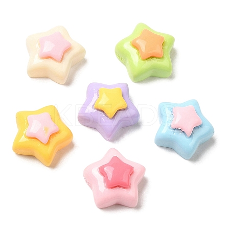 Cartoon Opaque Resin Cabochons RESI-C039-01M-1