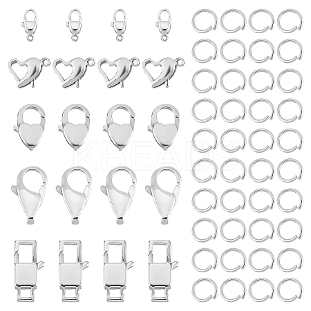20Pcs 316 Surgical Stainless Steel Lobster Claw Clasps STAS-DC0002-29-1