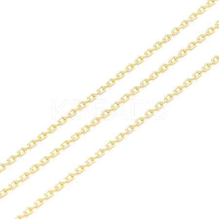 Brass Cable Chains CHC-D030-14G-RS-1