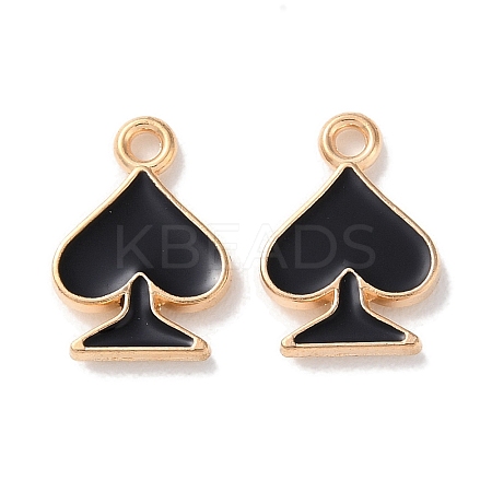 Alloy Enamel Pendants ENAM-O001-01A-G-1