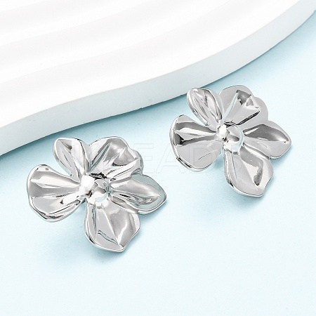 304 Stainless Steel Stud Earrings EJEW-I323-01P-01-1