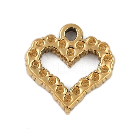 Ion Plating(IP) 304 Stainless Steel Pendant Rhinestone Settings STAS-U019-37G-1