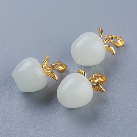 Synthetic Luminous Stone Pendants G-P359-09A-1