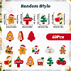 60cs 2 Styles Christmas Opaque Resin Decoden Cabochons RESI-SP0001-02B-2