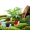 30Pcs 3 Colors Resin Mini Snail Display Decorations AJEW-CP0005-46-5