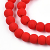 Opaque Glass Beads Strands X-GLAA-T032-P4mm-MD04-2