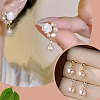120Pcs 12 Styles Brass Bead Cap Pendant Bails DIY-SP0004-26-5