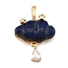 Natural Mixed Stone Carved Pendants GG-CBA5963-03-2