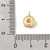 Brass Micro Pave Cubic Zirconia Pendants KK-P340-34G-3