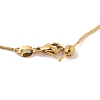 PVD Vacuum Plating 304 Stainless Steel Snake Chain Necklace STAS-M065-20G-2