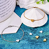 4Pcs 2 Colors Stainless Steel Beads STAS-TA0002-72C-6