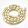 Electroplate Non-magnetic Synthetic Hematite Beads Strands G-T061-183G-2