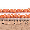 Natural Mashan Jade Beads Strands G-A255-A01-02J-5