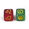 Opaque Acrylic Beads OACR-H052-03B-2