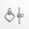 Tibetan Style Toggle Clasps TIBEB-A101564-AS-FF-1